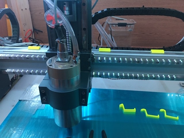 V-Rail Drag Chain Mounted on X-axis Extrusion