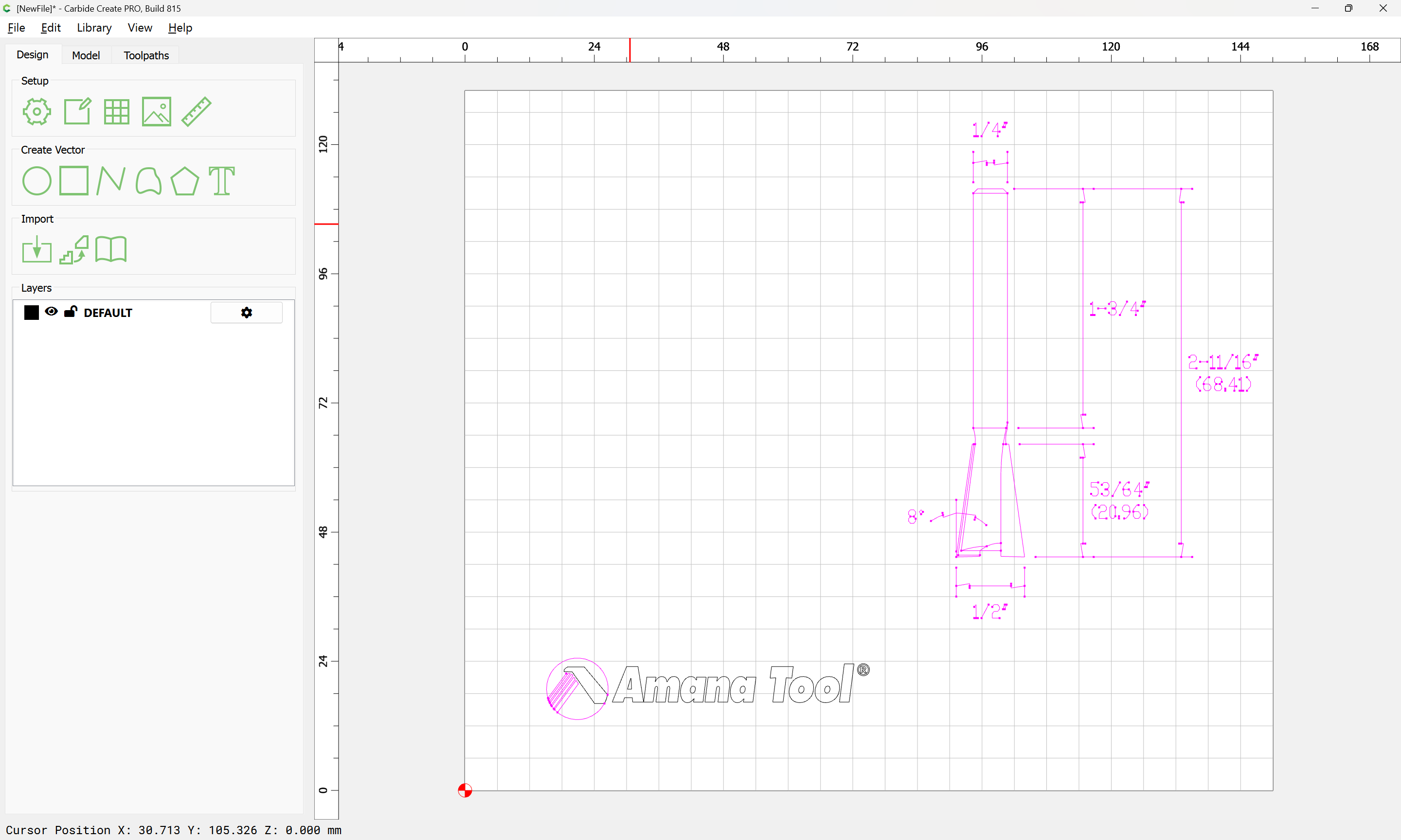 Tool paths for different sized dovetail bits - Unsupported - Carbide 3D ...