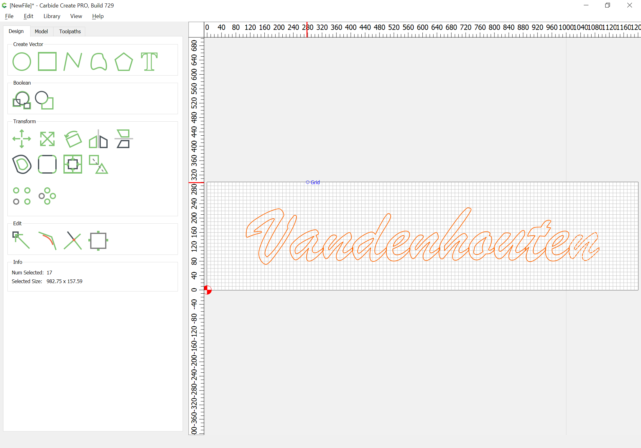 Name sign made in script print - Carbide Create - Carbide 3D Community Site