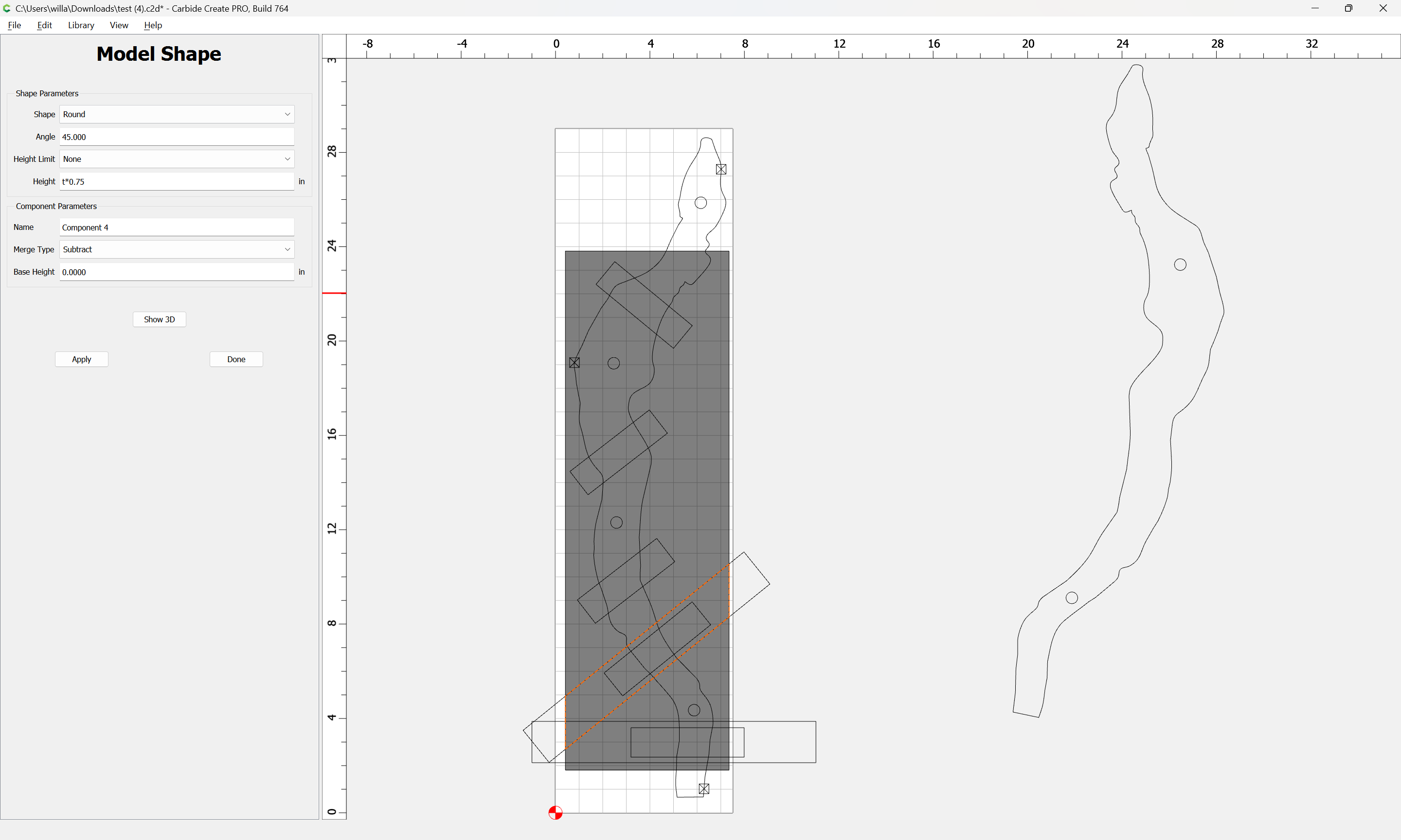 3D modeling question / extra cut - Software - Carbide 3D Community Site