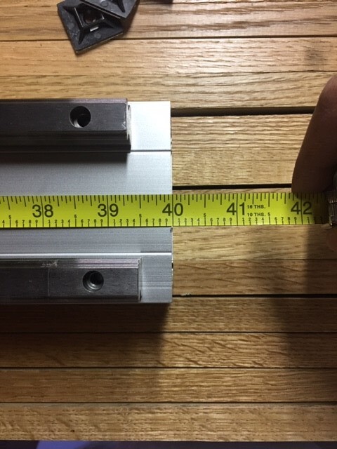 Length of X-Axis Extrusion