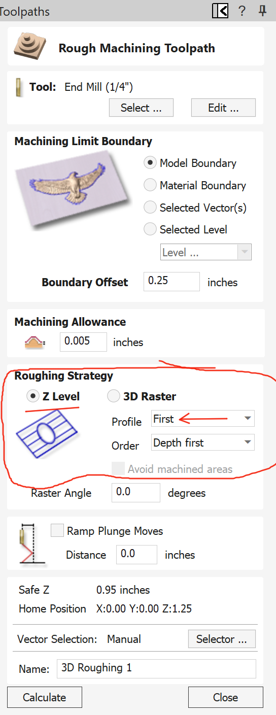 Vectric Roughing Help: How Do I Reduce Tool Travel by Machining Holes Before Roughing in ...