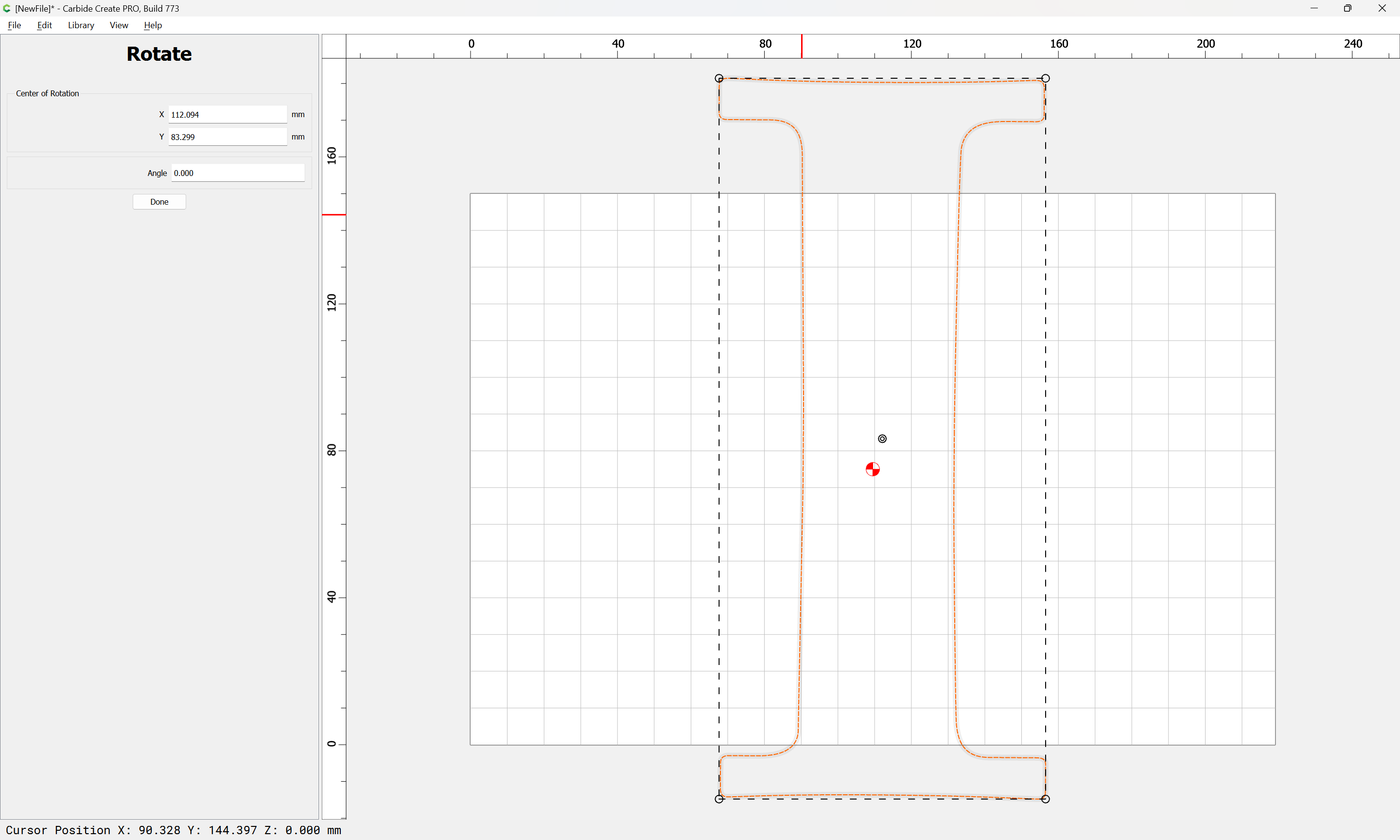 How to flip the letter I from vertical to horizontal - Design - Carbide ...