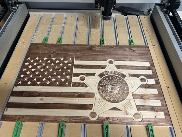 Sheriff Badge Flag