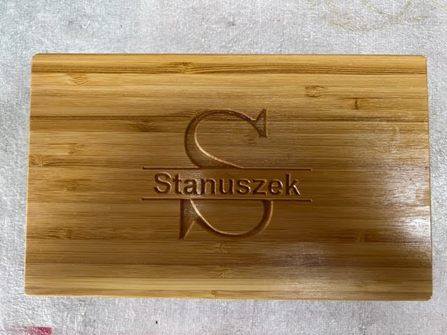 Etched Cutting Board