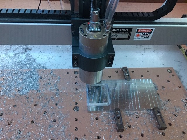 Milling X-Axis Motor Spacer 2