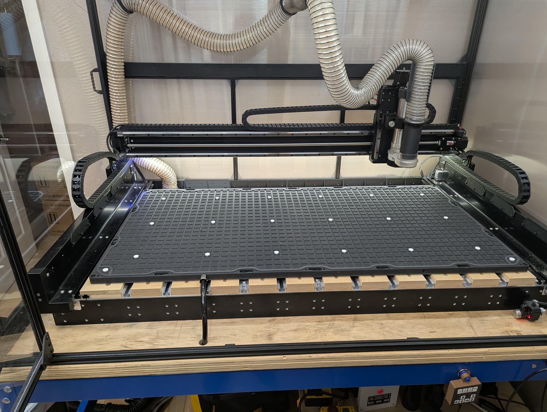 AirWeights Vacuum Table on S5P - Shapeoko 5 Pro - Carbide 3D