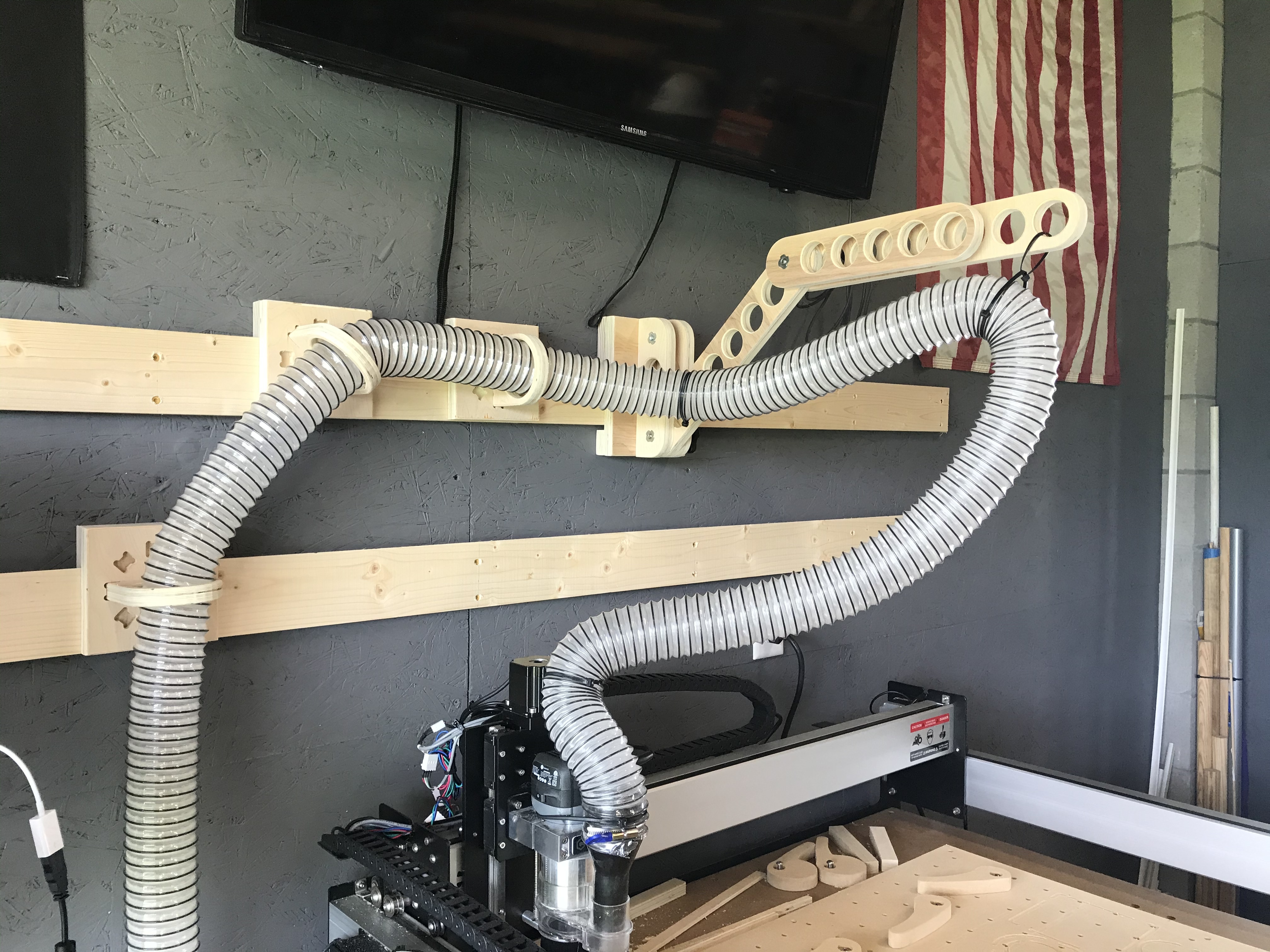 Details about   LUNG SAVER Dust Collection System for Shapeoko CNC for TrueZ Owners 3D Printed 