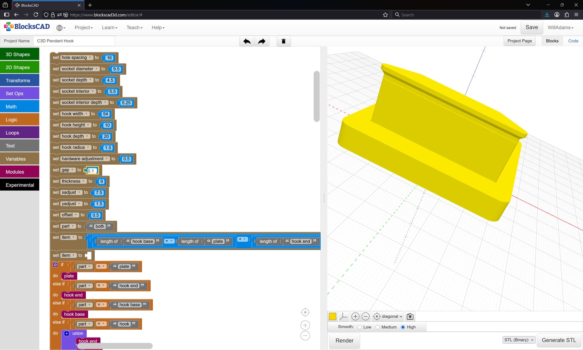 Designing a holder for the Carbide 3D pendant - Unsupported - Carbide ...
